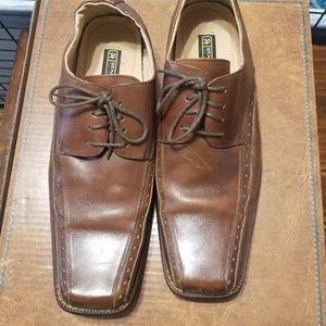 Stacy Adam's brown leather dress shoes